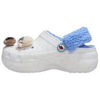 Disney Zoo Topia 2 x Crocs  Classic Platform Clog White Blue Women Sneakers Tan 211751-90H 36-37