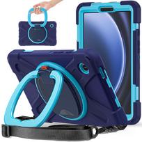For Samsung Galaxy Tab A11/ A9 +Plus 8.7'' 11 A7 A8 S6 S10 Lite S7 S8 S9 S10 FE Utral S11 A 8.0/10.1  Active Tablet Kickstand Shockproof Rugged Cover Tab A11/A9 8.7" tamsiai mėlyna spalva