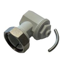 Radiator Thermostat Valves Angle Adapter for M30X1.5 Thermostat Heads, Connectors Fitting for Replacement Projects Tight Access Heating Maintenance 1