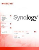 SYNOLOGY HAT3310 12TB SATA3 NAS HDD Plus 3.5, 7200rpm