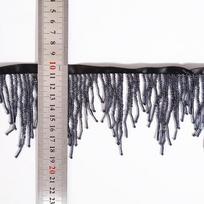 1 jardas vamzdelių karoliukų kutų apdaila, cirkonio grandinėlė, kutas, krištolinis lempos užuolaidos pakabinamas kutas, aplikacija, prisiuvama prie drabužių, rankdarbiai
