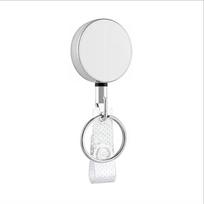 Outdoor Retractable Metal Wire Keychain Pull Badge Reel ID Lanyard Name Tag Card Holder Reels Recoil Chain Clips Key Ring NEW sidabras