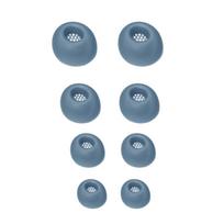 4Pair Soft Silicone Earbuds Earphone Tip Earplug Cover for LIVE BUDS 3/Beam 3 Headphone Eartips mėlyna