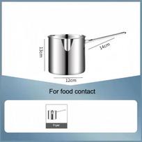 304 Stainless Steel Deep Fryer With Frying Basket Multifunction Small Pot For Kitchen Chicken Fish Cooking Tool gray