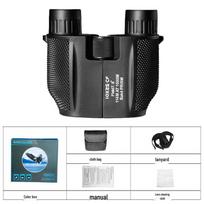 Anti-Paul 10x25 Binoculars with Low-Light Night Vision, High Magnification, Portable for Mountaineering & Camping, HD Quality, Customizable Logo.