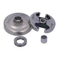Dark Silver Rim Sprocket Kit for Husqvarna 325 340 346XP 345 350 351 353 445E 450in-7T gray