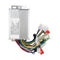 24V/36V/48V Square/Sine Wave Brushless DC Motor Controller 350W For 15-18A LCD Instrument Bicycle Electricscooter Accessorie gray