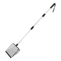 Chicken Litter Scooper Telescoping 22.4 to 42inch Handle Litter Sifter for Easy Poultry Maintenance juoda