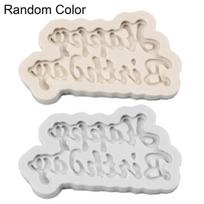 Happy Birthday Silicone Sugarcraft Chocolate Fondant Mold Cake Decorating Tool