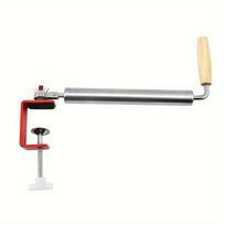1 vnt. Reguliuojamas kočėlas, 304 nerūdijančio plieno sunkus virtuvės kočėlas su ergonomiška rankena, skirtas tobulos formos pyragams, koldūnams Noodle Making Machine - Small gray