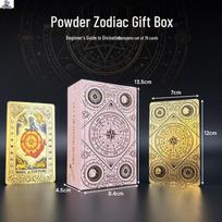 Datang Royal Classic 78-Card Hot Stamped Tarot Deck Luxury Gift Box Set with Cards & Manual (2 Decks) white