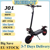 FREEBOY J01 Foldable Adult E-Scooter, 800W Motor, 48V 15Ah Battery, 10 Inch Tire, 50-55KM Range Urban City Commuter Scooter