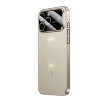 Prabangi kameros apsauga Magsafe telefono dėklas iPhone 17 Air 16 14 15 13 12 11 Pro Max Magnetinis smūgiams atsparus kietas plonas dangtelis For iPhone 16 beige