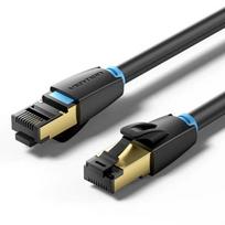 Cable de red rj45 sftp vention ikabj cat.8 5m negro, Juoda