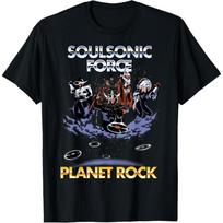 Soul Sonic Force - Planet Rock 1 T-Shirt S juoda