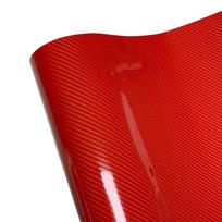 Glossy Carbon Fiber Red Vinyl Wrap Film Waterproof Self-adhesive Auto Red Series Stickers for Car Hood Tablet Decal Accessories 10cmx150cm red