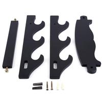 3 Ti  Samurai Sword Katana Hold  Wall Mounted Display Bracket    Stand Suitable for Sword Flute Display gray