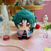 Genshin Impact Plush Toys Gaming Al Haitham Cyno Xiao Baizhu Cartoon Figure Pendant Anime Stuffed Doll Gift For Kids 10cm blue