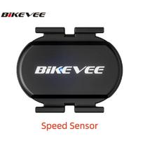 2-in-1 Bike Computer Speed Cadence Sensor Bluetooth&ANT+ Wireless RPM Cycling Speed Sensor for Wahoo/Coosporide/Garmin/Pelotn Speed Sensor black
