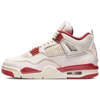 Jordan Air Jordan 4 Vintažiniai krepšinio bateliai Moteriški Balti Raudoni HV0823-108 35.5 raudona