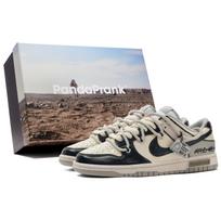 Nike Dunk Retro 'Grey Fog' Panda Prank, Universe Exploration, Xingji Maze Slip Resistant Abrasion Resistant Low top DD1391-103(TeamH-S-BOX) 41