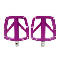1pair Kids Bicycles Pedals Colorful Sealeds Antiskid Outdoor Bicycles Pedals for Various Cycling Environment violetinė