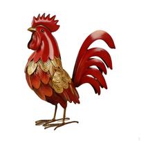Gaidžio Statulėlė Sodo Aksesuarai Gyvūno Figūrėlė Amatas Geležinė Skulptūra Universalus Kraštovaizdžio Ornamentas brown