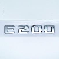 Apply to Letters E200 E260 E300 E400 E450 E220d E350d E400d 4Matic ABS Emblem for  Car Trunk Logo Sticker E200-silver sidabras