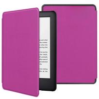 For Kindle Paperwhite 2018 leather case, 10th  sleep mode leather cover For Voyage 1499 black
