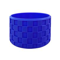 Plaid Silicone Sleeve for Stanley Cup: Anti-collision, Insulated Holder for Water and Thermos Cups blue