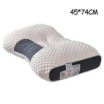 3D kaklo pagalvė ortopedinė pagalba miegui apsauganti pagalvė Kaklo buitinė SPA masažinė pagalvė miegui Didelio elastingumo porėtumo plaunamos pagalvės 750g gray