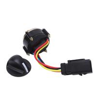 Droselio variklio rankenėlė ABS lydinio plienas Standartinis kištukas Kuro parinkimo jungiklis Caterpillar CAT E312D2 E320D2 E330D2 black