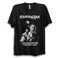 2025 Summer Slim Shady Retro Rap T-shirt Emnem Style Hip-hop T-shirt Unisex 90s Style 100% Pure Cotton Printed Leisure T-shirt S black