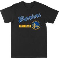 Philcos NBA Golden State Warriors Įkurtas 1946 m. Juodi marškinėliai(1) S juoda
