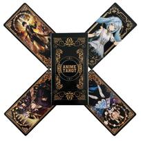 Anime Tarot Cards A 78 Deck Oracle English Visions Divination Edition Borad Playing Games gray
