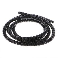 1M Retardant Wire Organizer Cable Sleeves Casing Spiral Wire Winding Pipe 10mm juoda