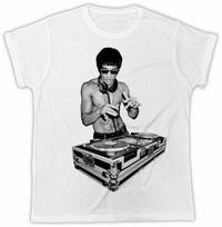 DJ BRUCE LEE MARŠKINĖLIAI TONY STARK PLAKATAS UNISEX ŠAUNŪS JUOKINGI MARŠKINĖLIAI RETRO NEMOKAMAS PRISTATYMAS Unisex Marškinėliai S gray