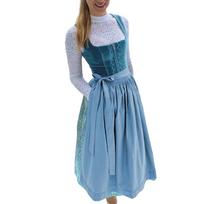 Moteriška vintažinė retro suknelė pasirodymams, darbui ir Oktoberfest L mėlyna