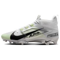 Nike Alpha Menace 4 Elite White Black Men Sneakers Metallic-Silver Photon-Dust FD7036-100 45 gray