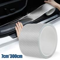 300cmx7cm automobilio anglies pluošto automatinių durų PVC apsauginis slenkstis gray