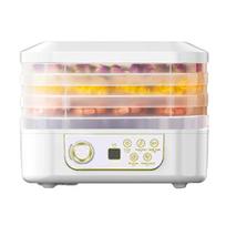 Food Dehydrator Timer & Temperature Control 0-70 Degree Fruit Jerky Maker Food Dryer for Fruits Meat Vegetables Candy & Snacks beige