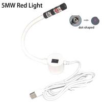 Portable Magnetic Positioning Quilting Light Multifunctional USB Precise Seam Stitch Light Single/cross-line Work Light white