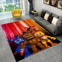 Klasikinis F-FNAF Siaubo Žaidimas Freddy Kilimas Kilimėlis Žaidimų Kambariui Miegamajam Svetainei Sofai Namų Dekoras, Vaikų Zonos Kilimėlis Neslystantis Grindų Kilimėlis 40x60cm