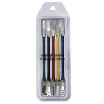 5 vnt Ic Chip Extractor Thin Blade CPU Remover Buitinis Ergonomiškas Išardomas Telefono Planšetės Kompiuteris gray