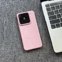 For Xiaomi Mi 15T Pro Case Hard PC Slim Magnetic Wireless charging Protective Back Cover Case For Xiaomi Mi 15T 15TPro Shell xiaomi 15T Pro rožinė raudona spalva