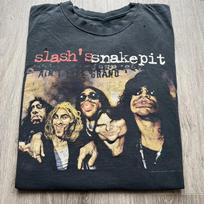 Slash Snakepit Band Daina Albumas Unisex Marškinėliai Trumpomis Rankovėmis Medvilniniai Marškinėliai QX690 Unisex Marškinėliai L