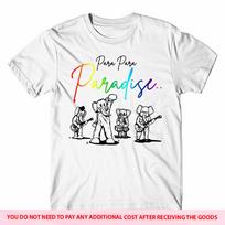 Hot Coldplay Band  Para Para Paradise White S-5XL Shirt SN176 L gray