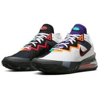 Nike LeBron 18 Low Air Max 95 Greedy Men Sneakers White Black Iron-Grey CV7562-100 37.5