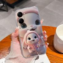 For Xiaomi Redmi A5 4G NFC Case Lucky Flower Transparent Phone Cases For Redmi A5 4G NFC Soft Slim TPU Silicone Back Covers Redmi A5 (4G)NFC&Silicon black