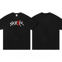 Skrillex trumpomis rankovėmis marškinėliai Viršus 100 DJ drabužių Aplink VAC Elektrinis Skambus Batutas Mada Laisvalaikio Vyriški ir Moteriški Marškinėliai XXXXL